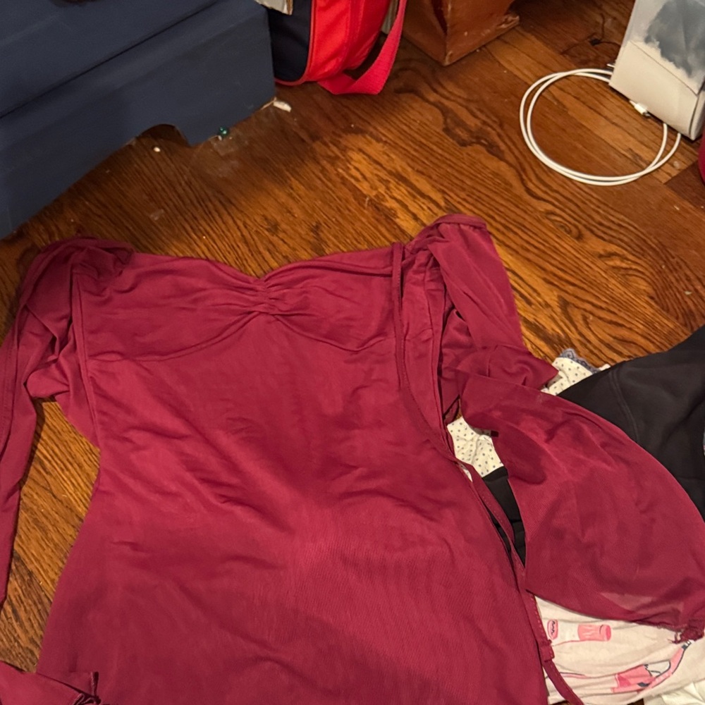 Edikted Burgundy Mini Dress